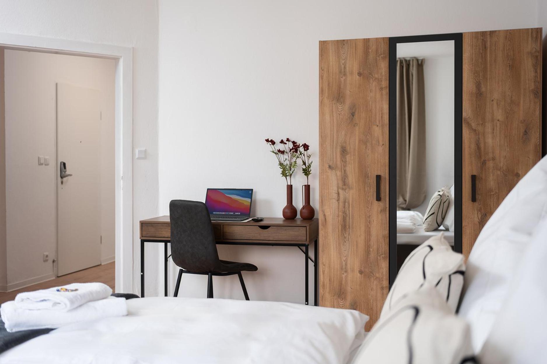 1-4 Gaeste Wohnung W-Lan, Netflix, Amazon, Parken, Arbeitsplatz, 24H Check In ,Vollausgestattet Kueche, Handtuecher Seife U,V,M Fuer Geschaeftsreisende, Paare, Familien , Datteln Eksteriør billede